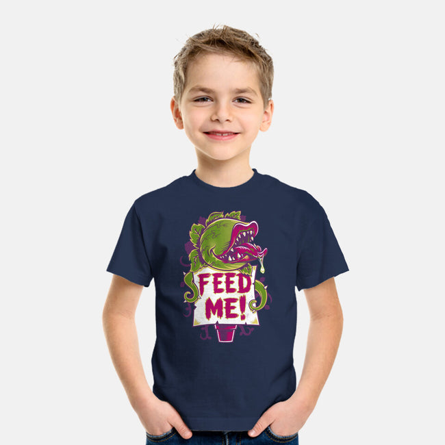 Feed Me Seymour!-youth basic tee-Nemons