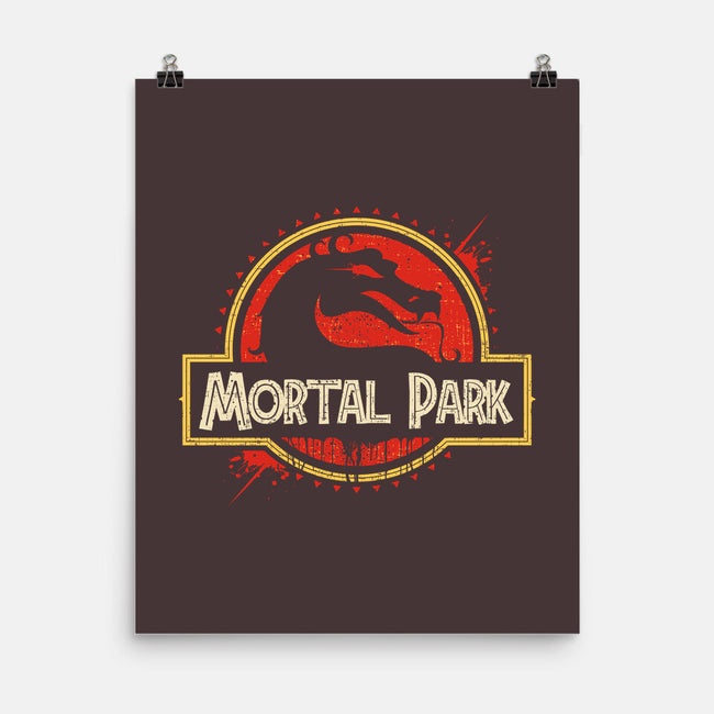Mortal Park-none matte poster-StudioM6
