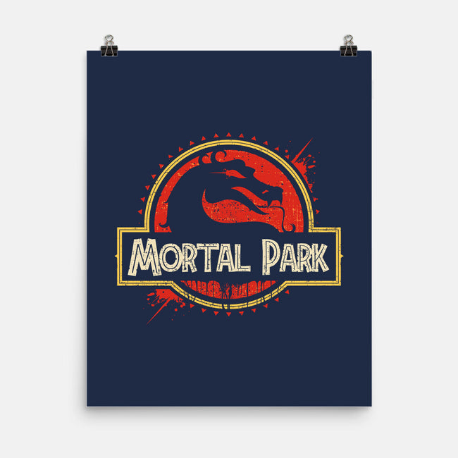 Mortal Park-none matte poster-StudioM6