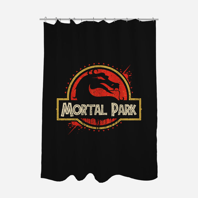Mortal Park-none polyester shower curtain-StudioM6
