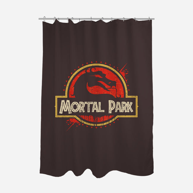 Mortal Park-none polyester shower curtain-StudioM6