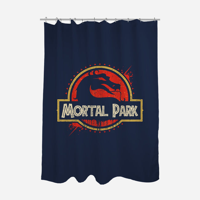 Mortal Park-none polyester shower curtain-StudioM6