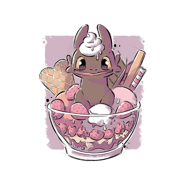 Toothless Dessert-none glossy sticker-xMorfina