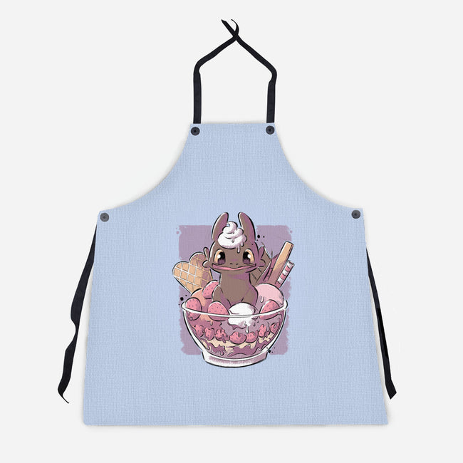 Toothless Dessert-unisex kitchen apron-xMorfina