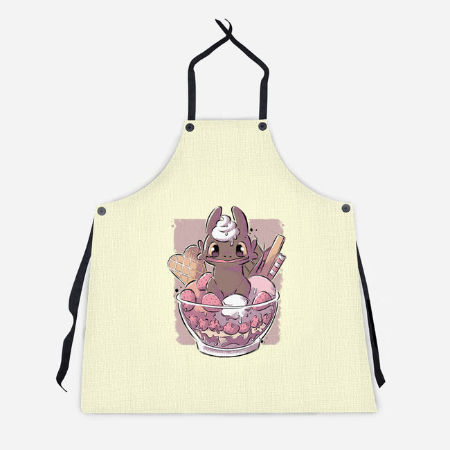 Toothless Dessert-unisex kitchen apron-xMorfina
