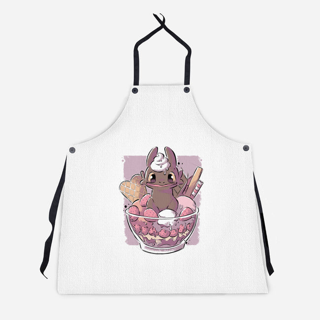 Toothless Dessert-unisex kitchen apron-xMorfina