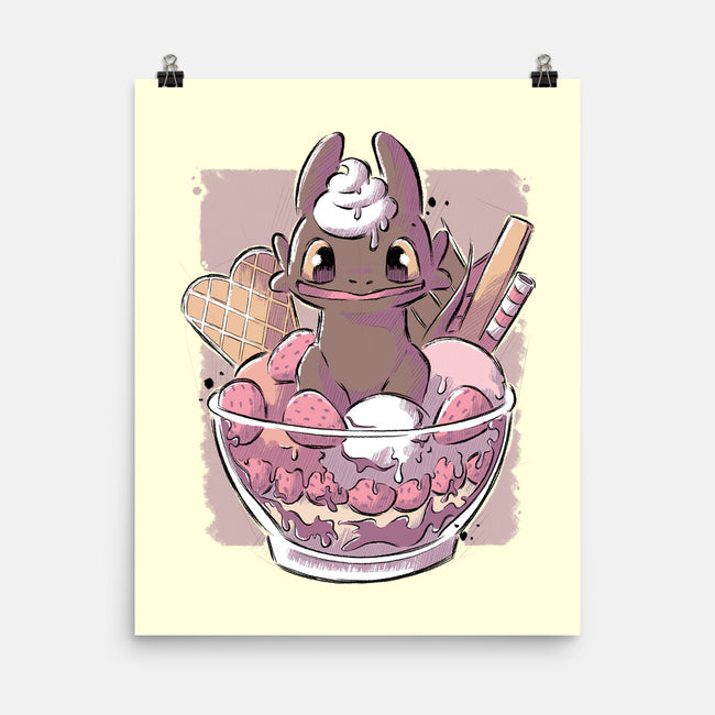 Toothless Dessert-none matte poster-xMorfina