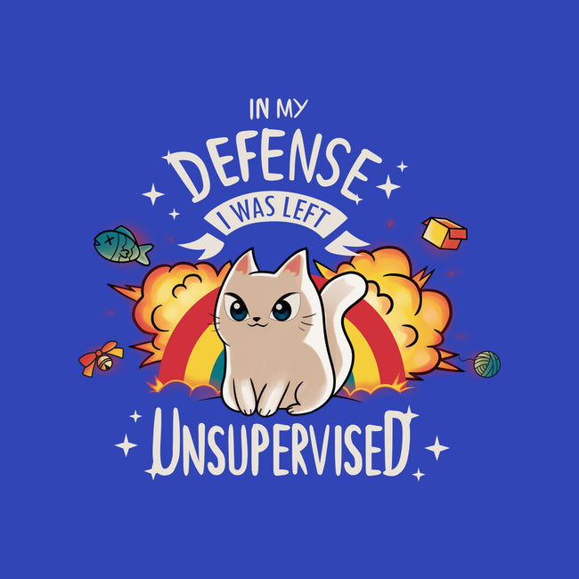 Unsupervised Cat-none stretched canvas-Typhoonic