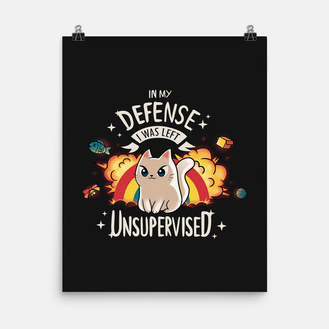 Unsupervised Cat-none matte poster-Typhoonic