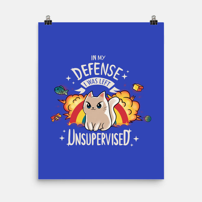 Unsupervised Cat-none matte poster-Typhoonic