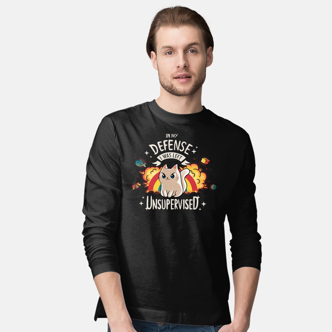 Unsupervised Cat-mens long sleeved tee-Typhoonic