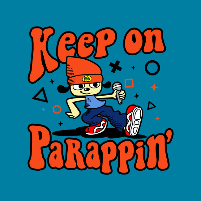 Keep On PaRappin-none polyester shower curtain-demonigote