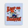 Keep On PaRappin-none stretched canvas-demonigote