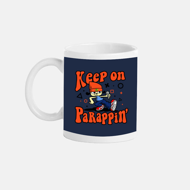 Keep On PaRappin-none glossy mug-demonigote