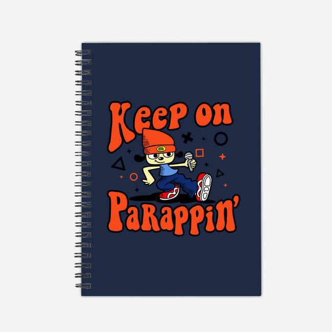 Keep On PaRappin-none dot grid notebook-demonigote