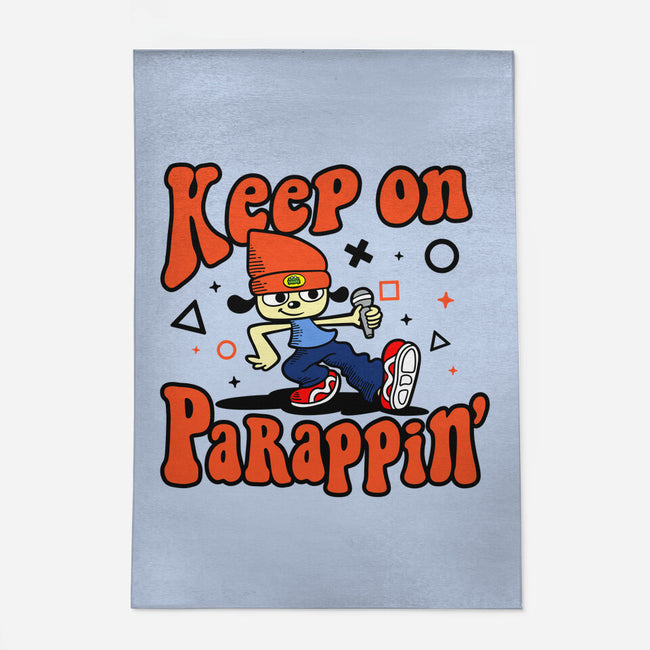 Keep On PaRappin-none outdoor rug-demonigote