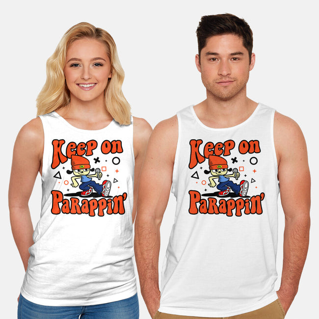 Keep On PaRappin-unisex basic tank-demonigote