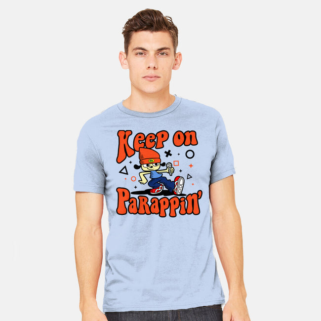 Keep On PaRappin-mens heavyweight tee-demonigote