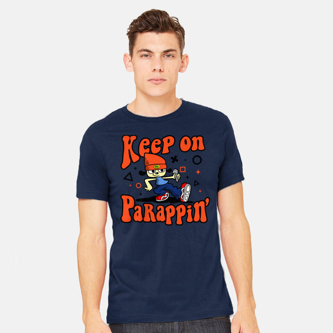 Keep On PaRappin-mens heavyweight tee-demonigote