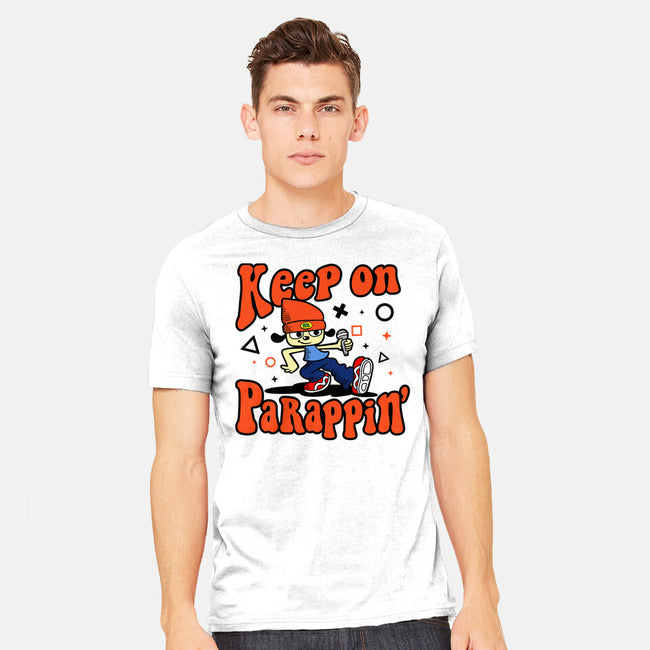 Keep On PaRappin-mens heavyweight tee-demonigote