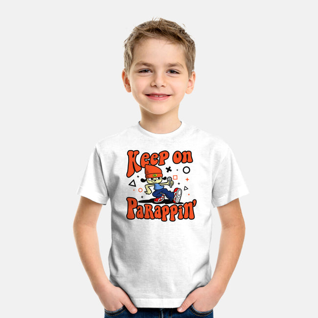 Keep On PaRappin-youth basic tee-demonigote