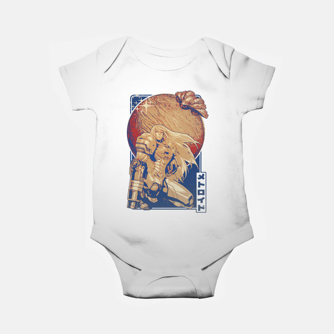 Interstellar Bounty Hunter-baby basic onesie-Kakafuty