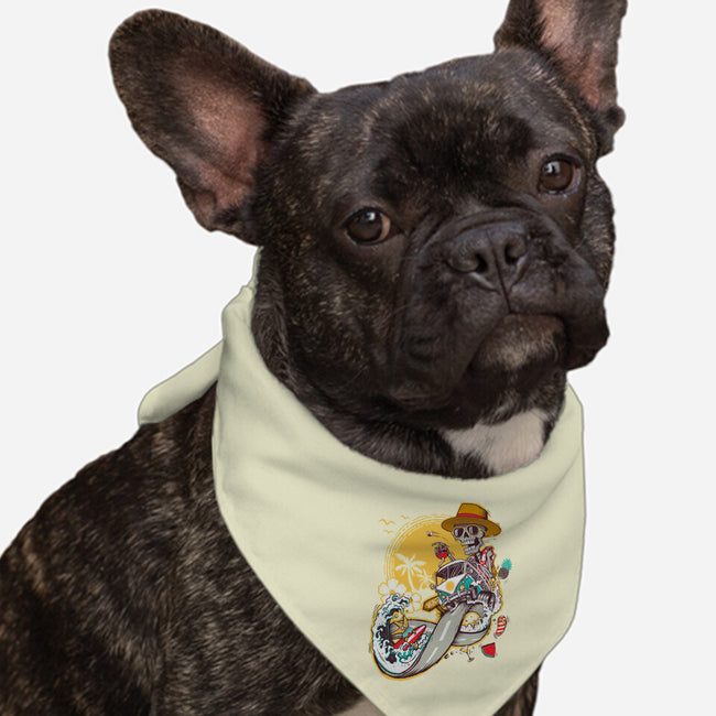 Endless Trip-dog bandana pet collar-silentOp
