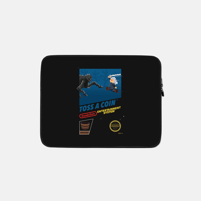 Witcher NES Blackbox-none zippered laptop sleeve-Crown&Thistle