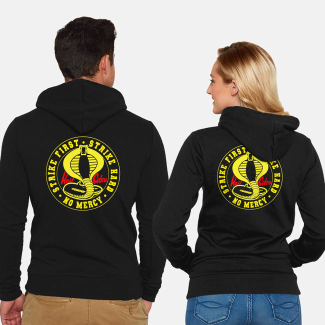 Hail Cobra Kai!-unisex zip-up sweatshirt-Feilan