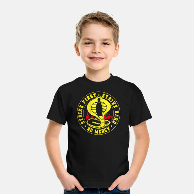 Hail Cobra Kai!-youth basic tee-Feilan
