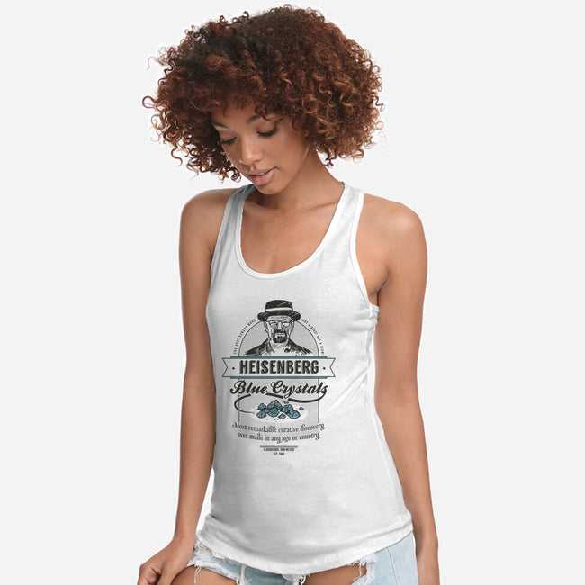 Blue Crystals Remedy-womens racerback tank-Azafran