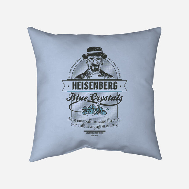 Blue Crystals Remedy-none removable cover w insert throw pillow-Azafran