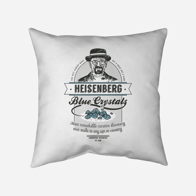 Blue Crystals Remedy-none removable cover w insert throw pillow-Azafran