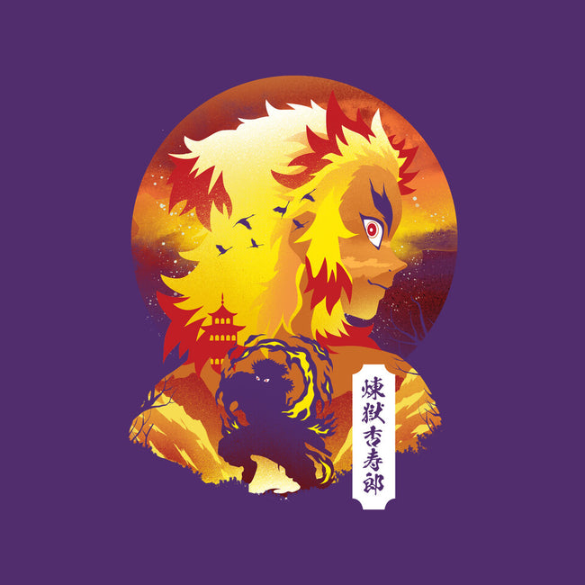 Rengoku Sunset-none fleece blanket-dandingeroz