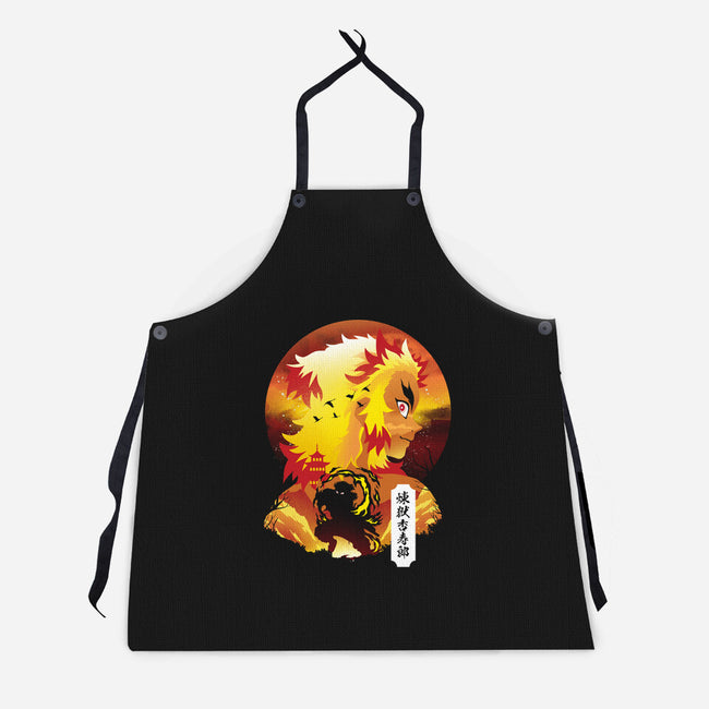 Rengoku Sunset-unisex kitchen apron-dandingeroz