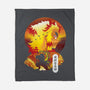Rengoku Sunset-none fleece blanket-dandingeroz