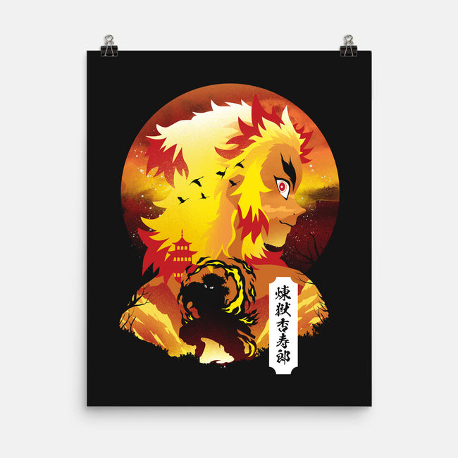 Rengoku Sunset-none matte poster-dandingeroz