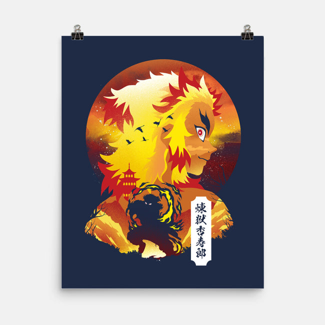 Rengoku Sunset-none matte poster-dandingeroz