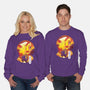 Rengoku Sunset-unisex crew neck sweatshirt-dandingeroz