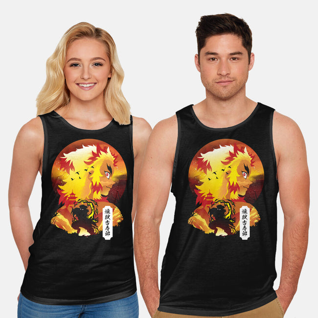 Rengoku Sunset-unisex basic tank-dandingeroz