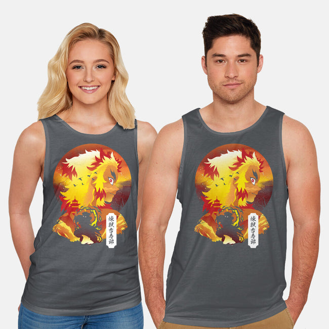 Rengoku Sunset-unisex basic tank-dandingeroz