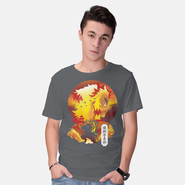 Rengoku Sunset-mens basic tee-dandingeroz