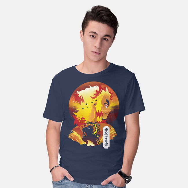 Rengoku Sunset-mens basic tee-dandingeroz