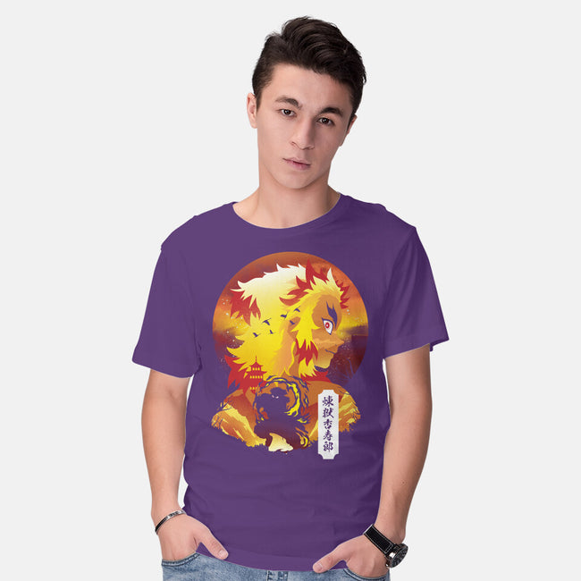 Rengoku Sunset-mens basic tee-dandingeroz