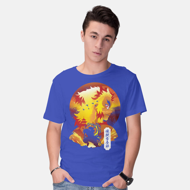 Rengoku Sunset-mens basic tee-dandingeroz