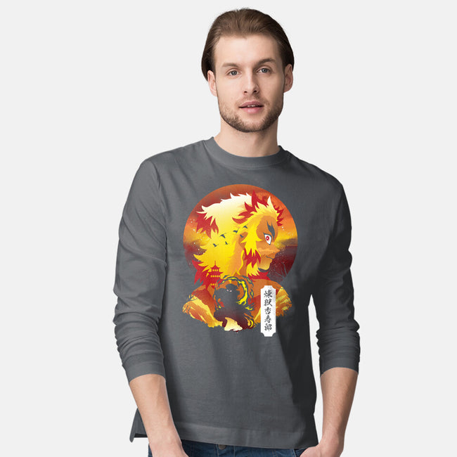 Rengoku Sunset-mens long sleeved tee-dandingeroz