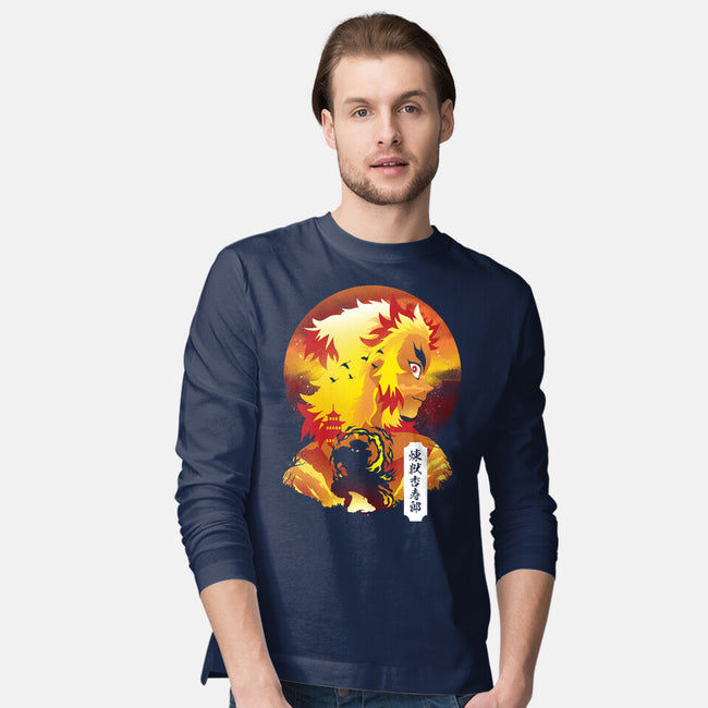Rengoku Sunset-mens long sleeved tee-dandingeroz
