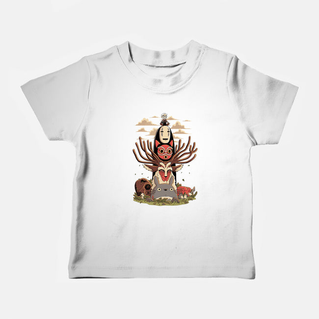 Ghibli Totem-baby basic tee-danielmorris1993