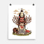 Ghibli Totem-none matte poster-danielmorris1993