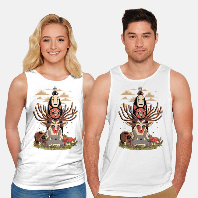 Ghibli Totem-unisex basic tank-danielmorris1993